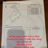 Sở Hữu Ngay Lô Đất Thổ Cư 100% Phường Tân Hạnh, TP Biên Hòa, Đồng Nai - Giá Siêu Rẻ