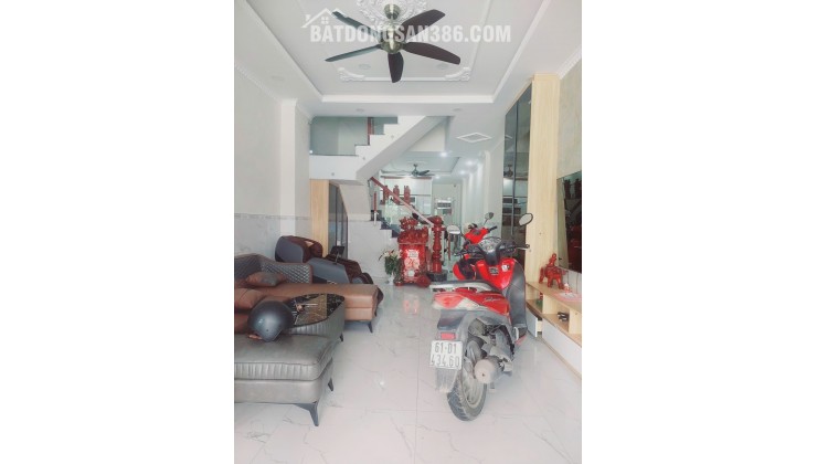 BÁN NHÀ MẶT TIỀN NGUYỄN THỊ KHẮP – 1 TRỆT 2 LẦU – DĨ AN BÌNH DƯƠNG – GIÁ 7.2 TỶ