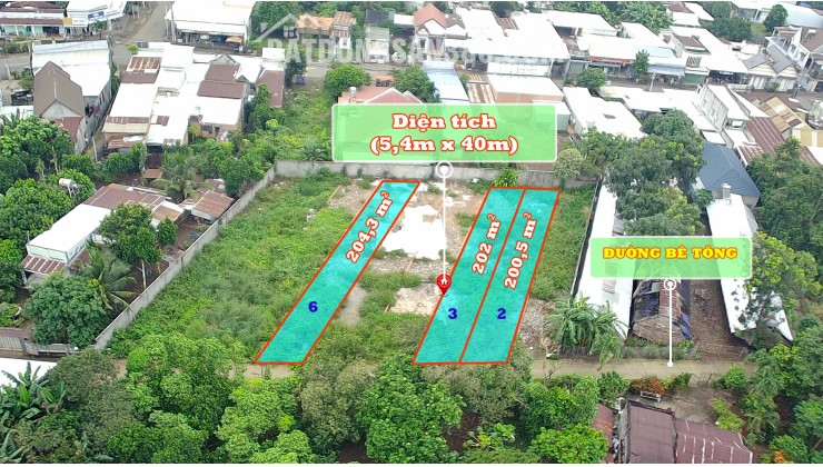 200 m² Đất Thổ Cư Ngay Chợ Bầu Cối P Bảo Vinh, ĐN, giá chỉ 4,9tr/m vuông