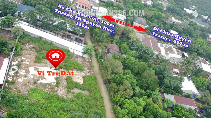 200 m² Đất Thổ Cư Ngay Chợ Bầu Cối P Bảo Vinh, ĐN, giá chỉ 4,9tr/m vuông