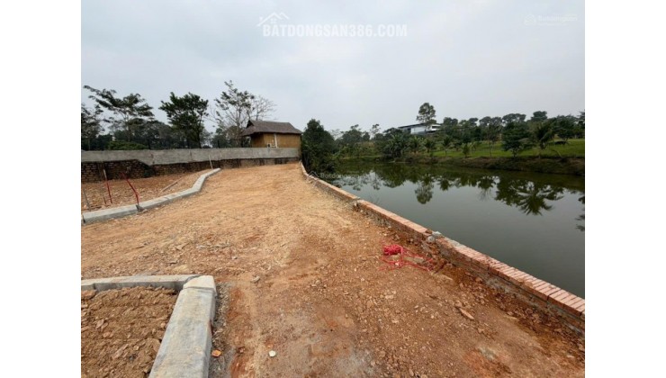 Đất đẹp view hồ tại Đoài Phương, 3,5 tỷ, 100m2, mặt tiền 6m, ngõ rộng 8m, pháp lý đầy đủ