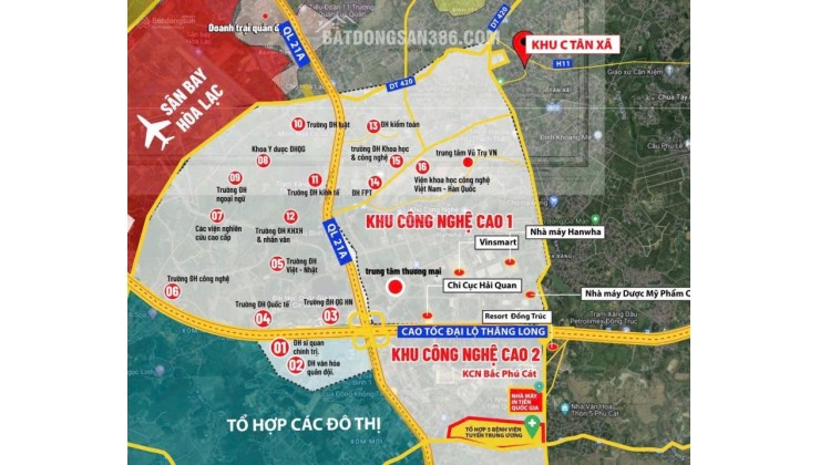 Bán đất Cổ Đông Sơn Tây gần FPT, ĐHQG , khu CNC Hòa Lạc