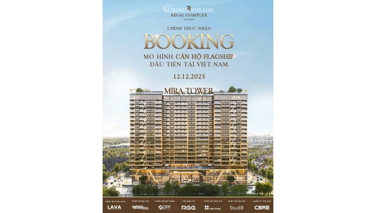 Chính thức nhận Booking toà Mira dự án Regal Complex Đà Nẵng