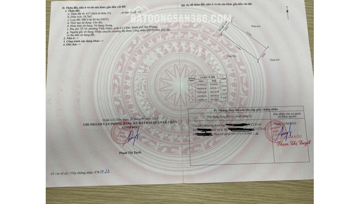 Nhà mặt ngõ tuyến 2 Thiên Lôi, 5 tầng Thang Máy- ngõ 7m gần AEON - giá 8.6 tỉ