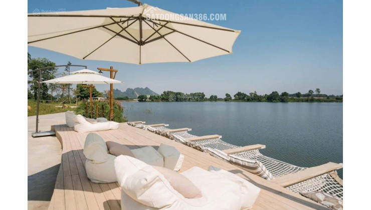 Bán đất xã hoà lạc mới , Hà Nội, 2,8 tỷ, 100m2 view hồ cực đẹp, hàng hiếm tại khu vực