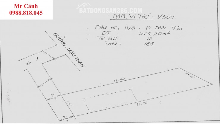 Bán nhà hẻm 11/5 đường Mậu Thân, phường Xuân Khánh, quận Ninh Kiều, Cần Thơ, 574.2m2 x 3 tầng, miễn TG