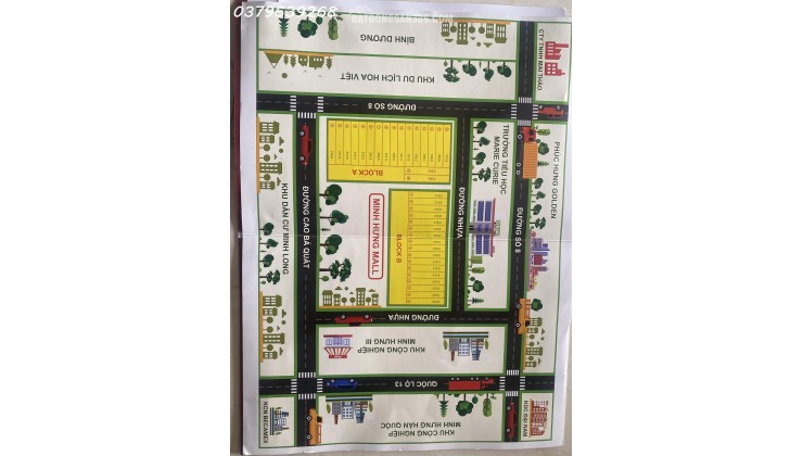 BÁN ĐẤT GIÁ RẺ-  CÓ THỔ CƯ- SỔ SẴN- GẦN KCN MINH HƯNG- GIÁ CHỈ TỪ 595TR