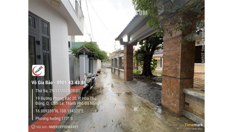 Chính chủ cần bán 350m2 đất kiệt Phong Bắc 20, Cẩm Lệ, Đà Nẵng