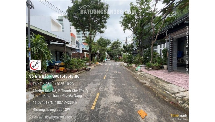 Bán nhà 3 tầng mặt tiền Thanh Khê, Đà Nẵng.