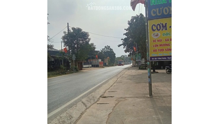 BÁN ĐẤT THẠCH QUẢNG, THẠCH THÀNH, TH, CÁCH ĐƯỜNG HỒ CHÍ MINH 100M, CHỈ HƠN 1 TRIỆU/M2