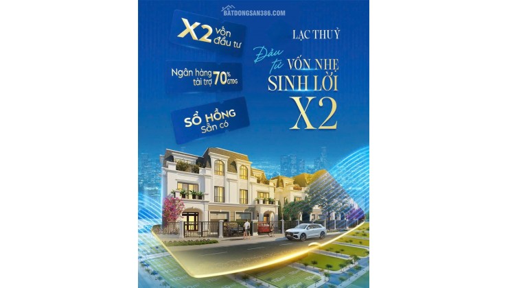 ĐẦU TƯ ĐẤT NỀN CHỈ 465 TRIỆU/LÔ – LẠC THUỶ, HOÀ BÌNH