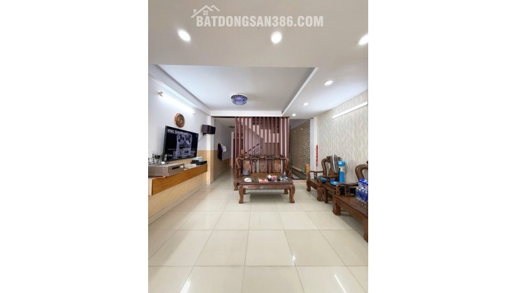 HẺM NHỰA XE HƠI THÔNG - KHU VIP BÀU CÁT - ĐỒNG ĐEN - 4 TẦNG BTCT - 78m2 (4.5m x 17.5m)