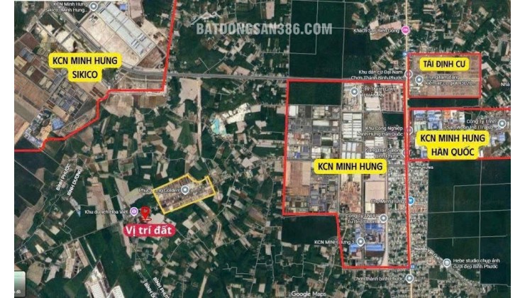  Chỉ 595 triệu – Sở hữu ngay lô đất trong lòng KCN Minh Hưng 3 – Cọc 50tr nhận ưu đãi 20 triệu!