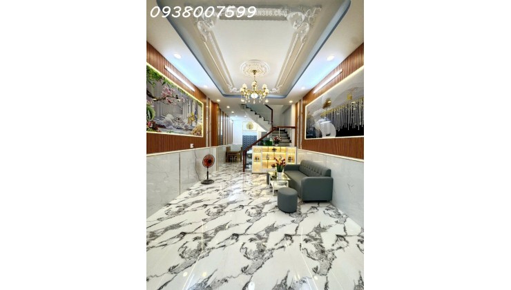 NHÀ BÁN GẤP GIẢM 400 TRIỆU. SÁT VÁCH QUẬN 7  - NHÀ MỚI Ở NGAY (4x15m) VUÔNG VỨC, TẶNG FULL NỘI THẤT - SỔ HỒNG HOÀN CÔNG, CÔNG CHỨNG NGAY - 5.5 TỶ