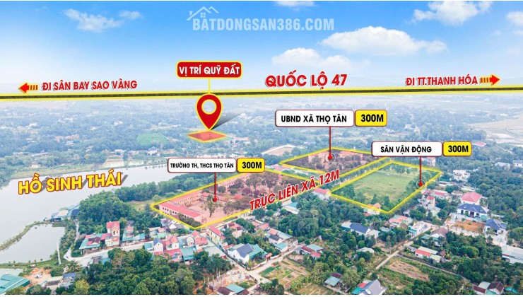 ĐẤT NỀN TRIỆU SƠN CHỈ 330 TRIỆU 1 LÔ