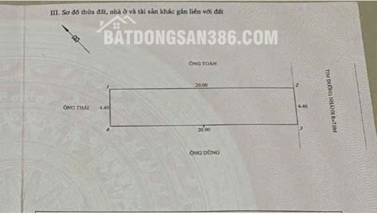 Bán đất mặt đường 633 Thiên Lôi - 88m, ngang 4.4, vị trí siêu đẹp, Giá 9.2 tỉ
