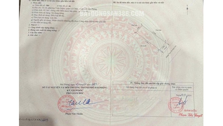 Nhà 4 tầng mặt đường Trực Cát - Vĩnh Niệm, đẹp như mới, giá 4.58 tỉ