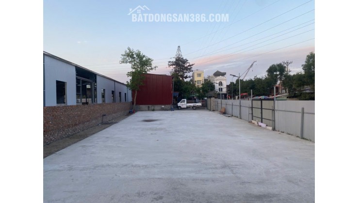 Cho thuê KHO + Văn Phòng 330m2 - Mặt tiền Quốc lộ 5 cũ (Hùng Vương) - Xe tải vào tận nơi