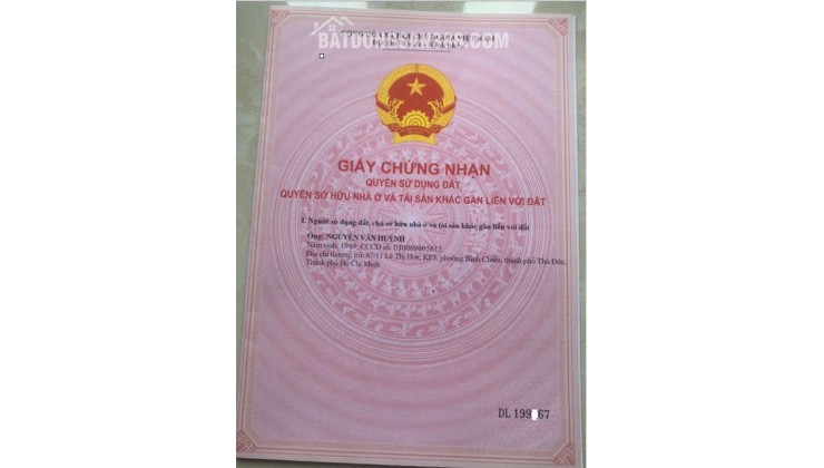 BÁN NHÀ 1 TRỆT 2 LẦU TẠI THÀNH PHỐ THỦ ĐỨC, DT 71.2M2 SẴNSHR CHỈ 5.8 TỶ. LH:0969128268.