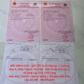 ĐẤT CHÍNH CHỦ - GIÁ TỐT Vị Trí Hòa Lạc C, Lương Hòa A, Châu Thành, Trà Vinh