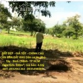 ĐẤT ĐẸP - GIÁ TỐT - CHÍNH CHỦ CẦN BÁN ĐẤT KHU Dân cư An Phú Tây - Bình Chánh- TP HCM