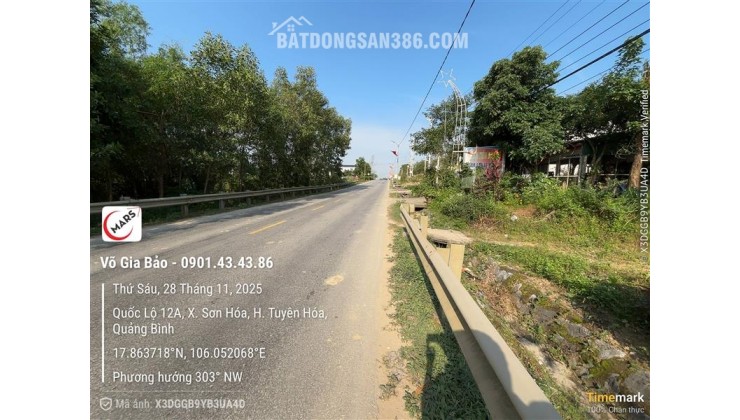 Chính chủ cần bán đất tại Tuyên Hóa, Quảng Bình.