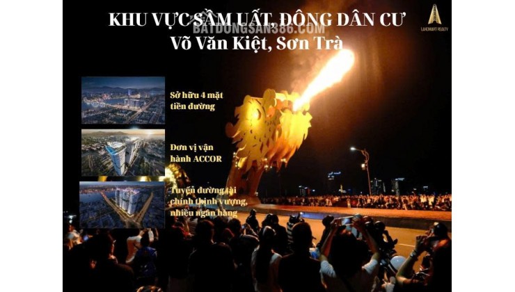 Chỉ từ 7,6 tỷ sở hữu ngay căn hộ cao cấp 2 ngủ dự án The Legend view cầu Rồng biểu tượng Đà Nẵng