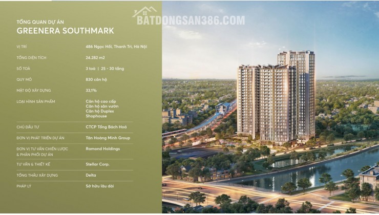 Bán căn hộ chung cư 76.3m2 mặt đường Ngọc Hồi, thiết kế thông thoáng mát