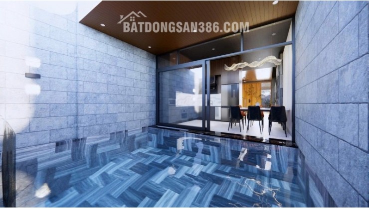 NHÀ 3 TẦNG – HỒ BƠI – MINI VILLA – 5P ĐI BIỂN TÂN TRÀ - NHỈN 7 TỶ