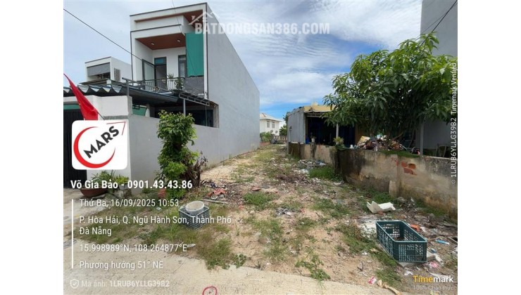 Bán đất Hòa Hải, Ngũ Hành Sơn, Đà Nẵng.