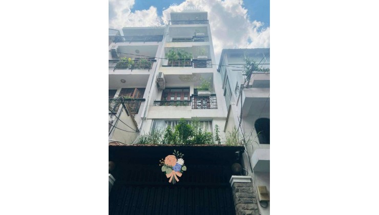 NHÍCH 12 TỶ XÍU_Mặt tiền HXH 8m VIP 6Tầng Nguyễn Cảnh Chân Quận 1 Ngay Bộ Công An