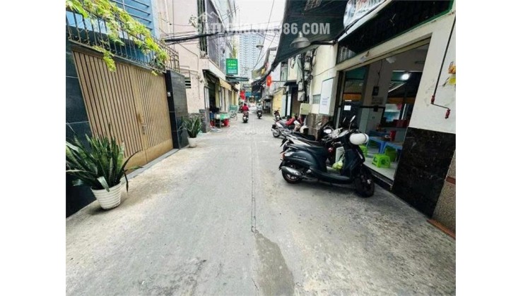 Hẻm Xe Tải 8m _Lô Góc 2 Mặt Tiền 3 Tầng 58m ngang lớn 6m Đường Đồng Nai Quận10_12.8Tỷ