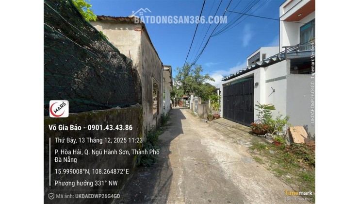 Bán đất Hòa Hải, Ngũ Hành Sơn, Đà Nẵng.