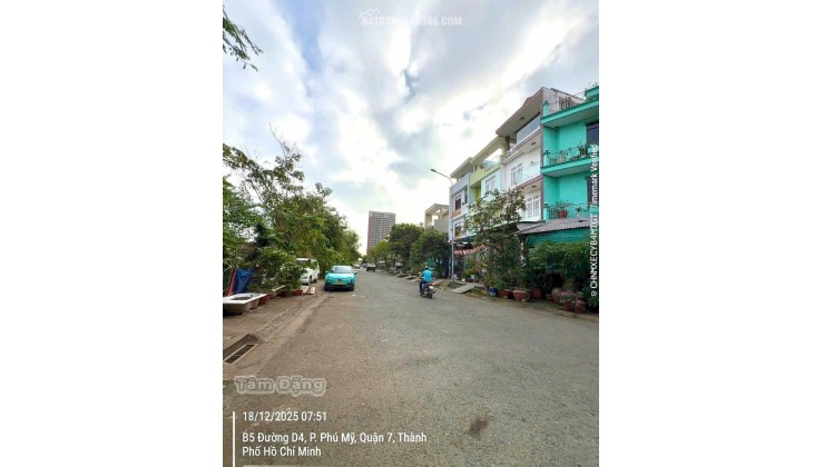  GIÁ TỐT – LÔ GÓC 2 MT – GẦN GA METRO - KDC TÁI ĐỊNH CƯ PHÚ MỸ, P. TÂN MỸ – TP.HCM 