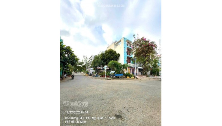  GIÁ TỐT – LÔ GÓC 2 MT – GẦN GA METRO - KDC TÁI ĐỊNH CƯ PHÚ MỸ, P. TÂN MỸ – TP.HCM 