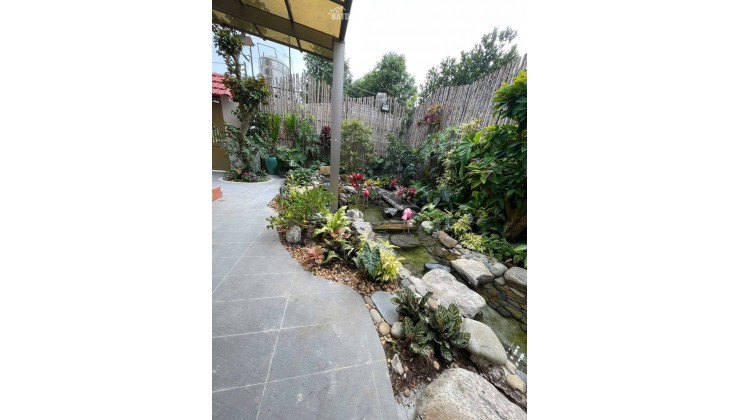  BIỆT THỰ SÂN VƯỜN PHẠM HỮU LẦU  HẺM XE HƠI TỚI NHÀ  NGANG 12m DÀI 20m  253m²  13,9 TỶ 