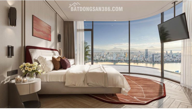 Chỉ từ 7,6 tỷ sở hữu ngay căn hộ cao cấp 2 ngủ dự án The Legend view cầu Rồng biểu tượng Đà Nẵng