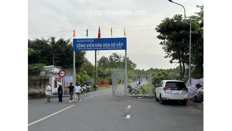 Đất bán HXH 5m thông P.An Nhơn 60m xây mới 5tầng, sổ vuôngSHR Nhỉnh7tỷ