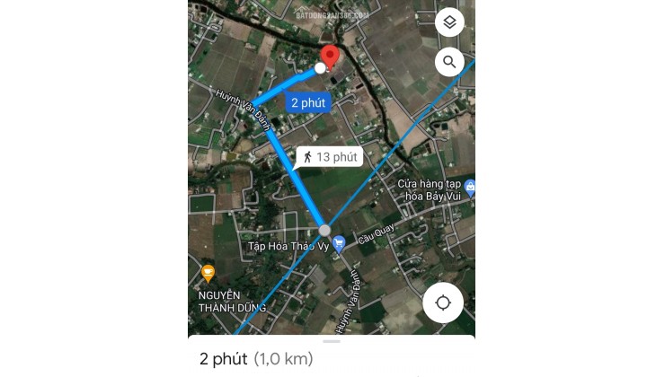 Bán gấp lô đất thổ lúa gần Quốc Lộ 50B hạ giá 6 tỷ