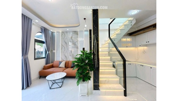 Giá 4ty290 - Nhá 2 tầng ngang 5m -  full nội thất - hẻm 3m - Huỳnh Tấn Phát -  Q7