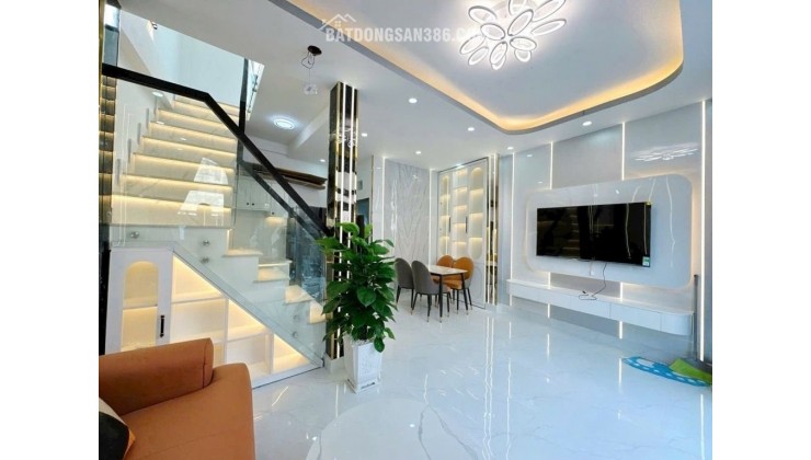 Giá 4ty290 - Nhá 2 tầng ngang 5m -  full nội thất - hẻm 3m - Huỳnh Tấn Phát -  Q7