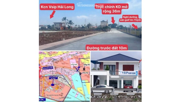 1,3 TỶ SỞ HỮU NGAY LÔ ĐẤT ĐẸP GẦN BÃI TẮM, QUẢNG TRƯỜNG BIỂN, FLAMINGO, KCN VSIP LỚN NHẤT MIỀN BẮC