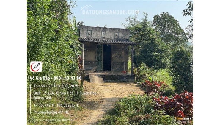 Chính chủ cần bán đất tại Tuyên Hóa, Quảng Bình.