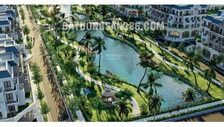 Chỉ 1.9 tỷ  biệt thự 4 tầng 504m2 giáp 3 mặt sông, ngay trung tâm hành chính AGORA CITY. Long 0931895958