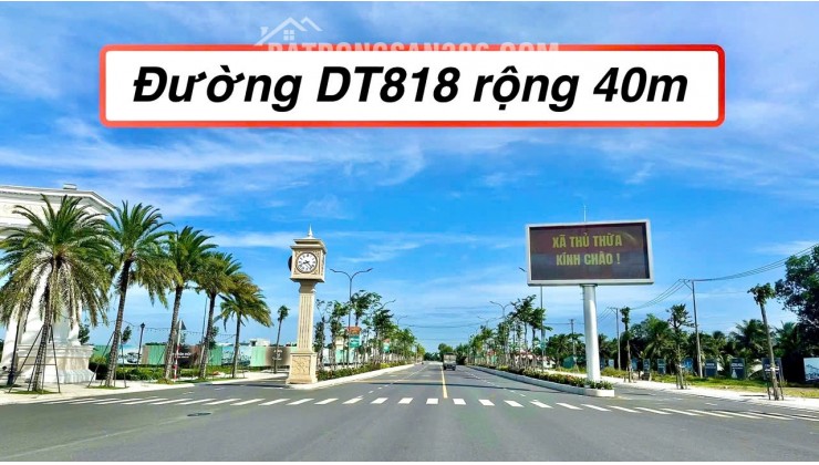 Chỉ 650 Tr sở hữu sổ hồng thửa đất 112m2 tại Agora City Thủ Thừa- hỗ trợ vay  70% Son 0987449422
