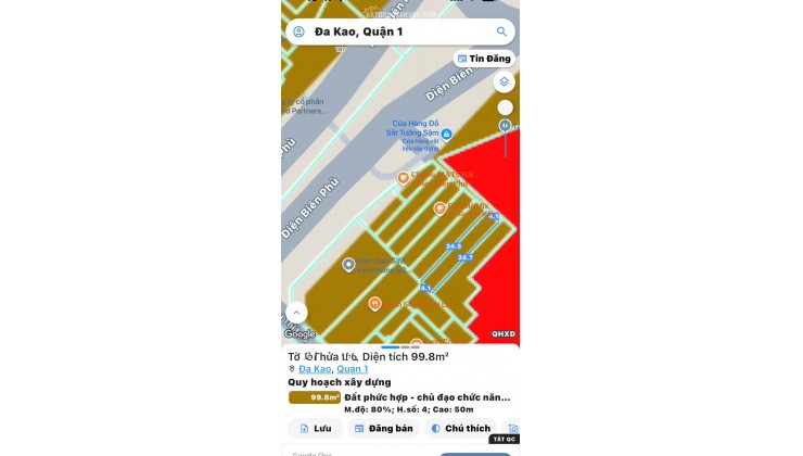 HIẾM 100M2 DT 4M*25M VUÔNG ĐẸP - BÁN NHÀ C4 ĐƯỜNG ĐIỆN BIÊN PHỦ, QUẬN 1 - NGAY VÒNG XOAY GIAO ĐƯỜNG NGUYỄN BỈNH KHIÊM - GIANG GIANG:0938676685