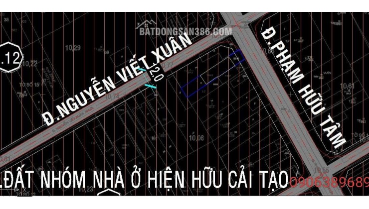 Bán nhà trung tâm huyện củ chi mặt tiền đường phạm hữu tâm