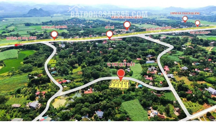 SẴN SỔ TỪNG LÔ GIÁ 180 SÁT KHU CÔNG NGHIỆP THẠCH THÀNH -THANH HÓA