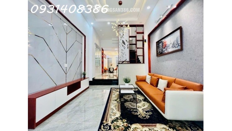 Nhà 4 tầng Phạm Văn Chiêu, Gò Vấp: 60m2, 3PN, sổ hồng, giá 8.5 tỷ thương lượng, vị trí đẹp, tiện ích đầy đủ, liên hệ 0931408386.