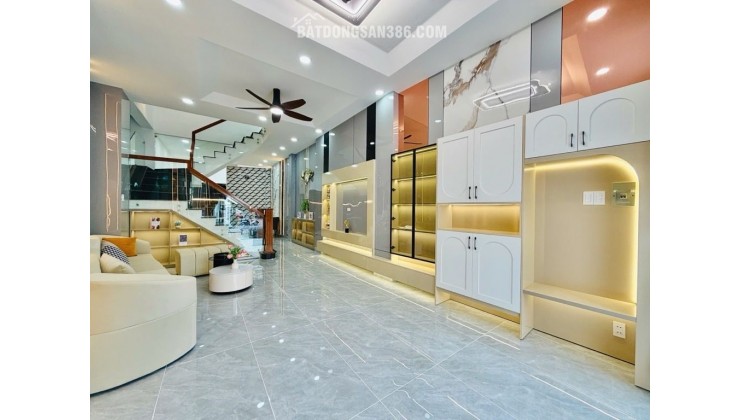 Bán nhà đẹp tặng NT mới HXH Bùi Quang Là ngang chuẩn 4m sát Emart Phan Huy Ích nhỉnh 4tỷ